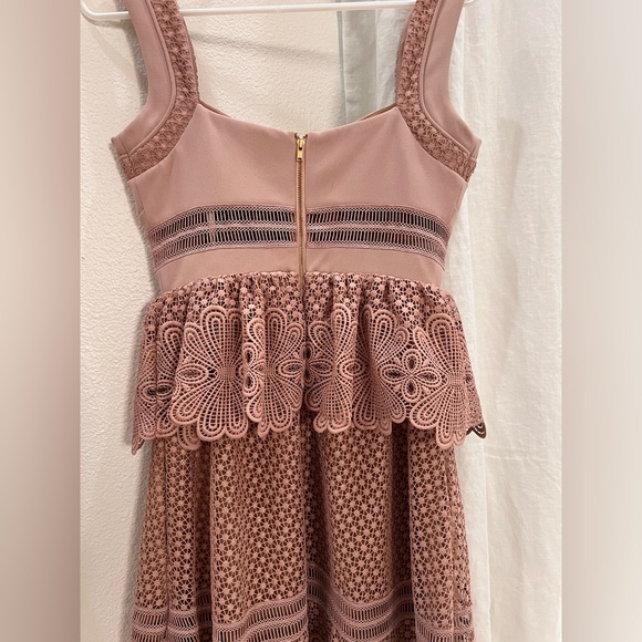 NWT!! SELF-PORTRAIT Square Neckline Mini Dress - Picture 8 of 8